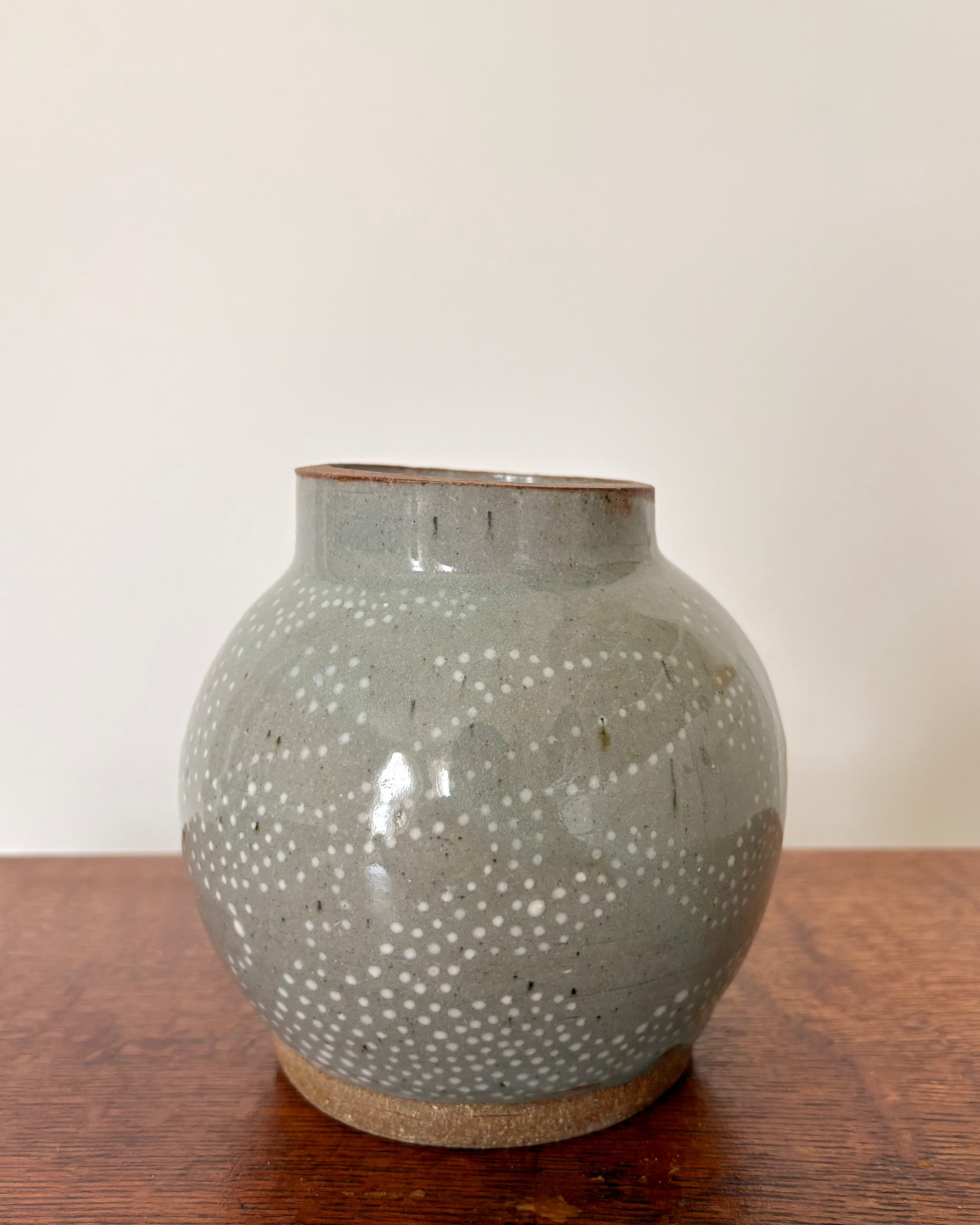 Pointillism Whimsy Vase