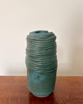 Half-and-Half Blue Vase