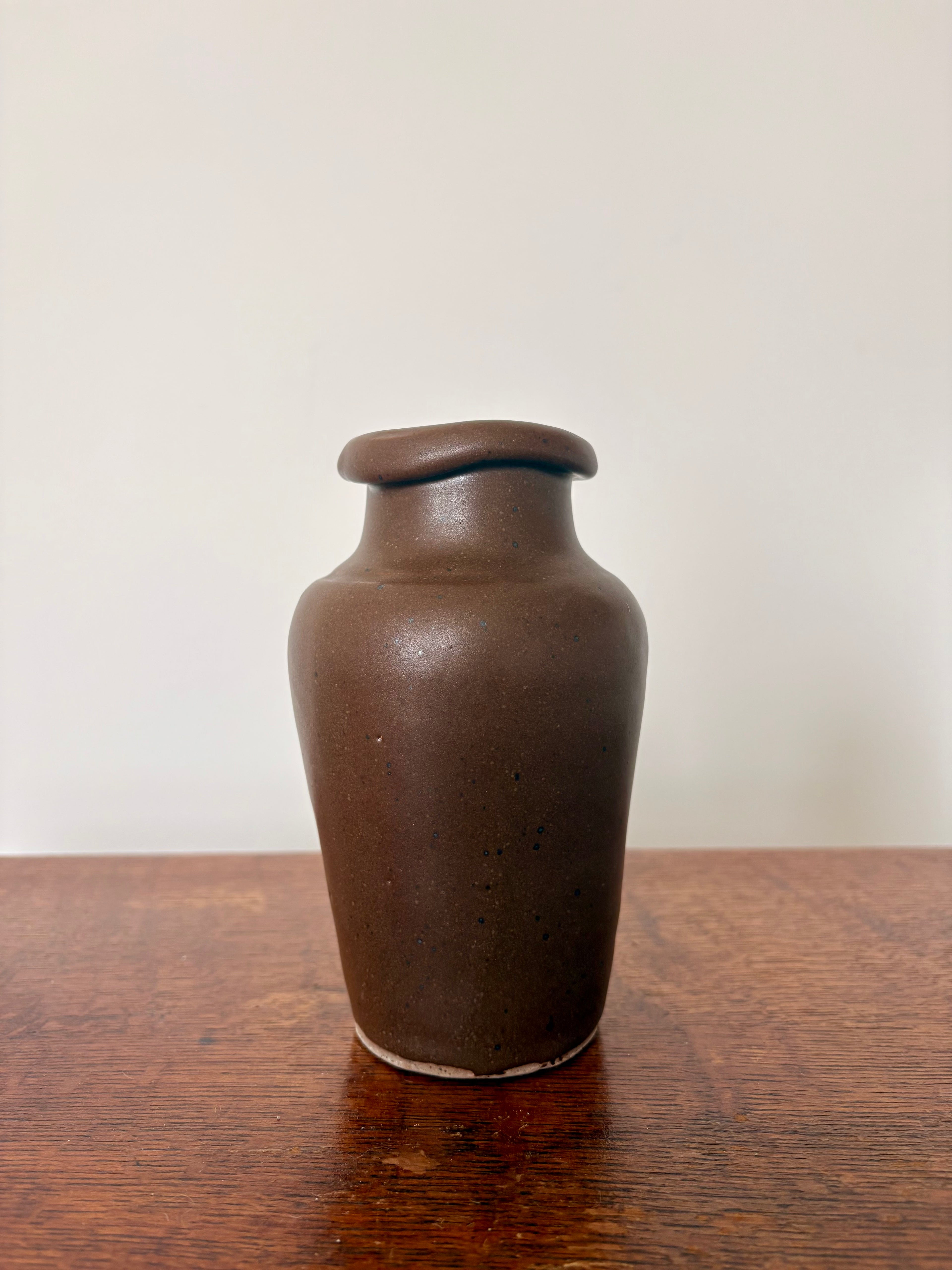Folded Brown Vase