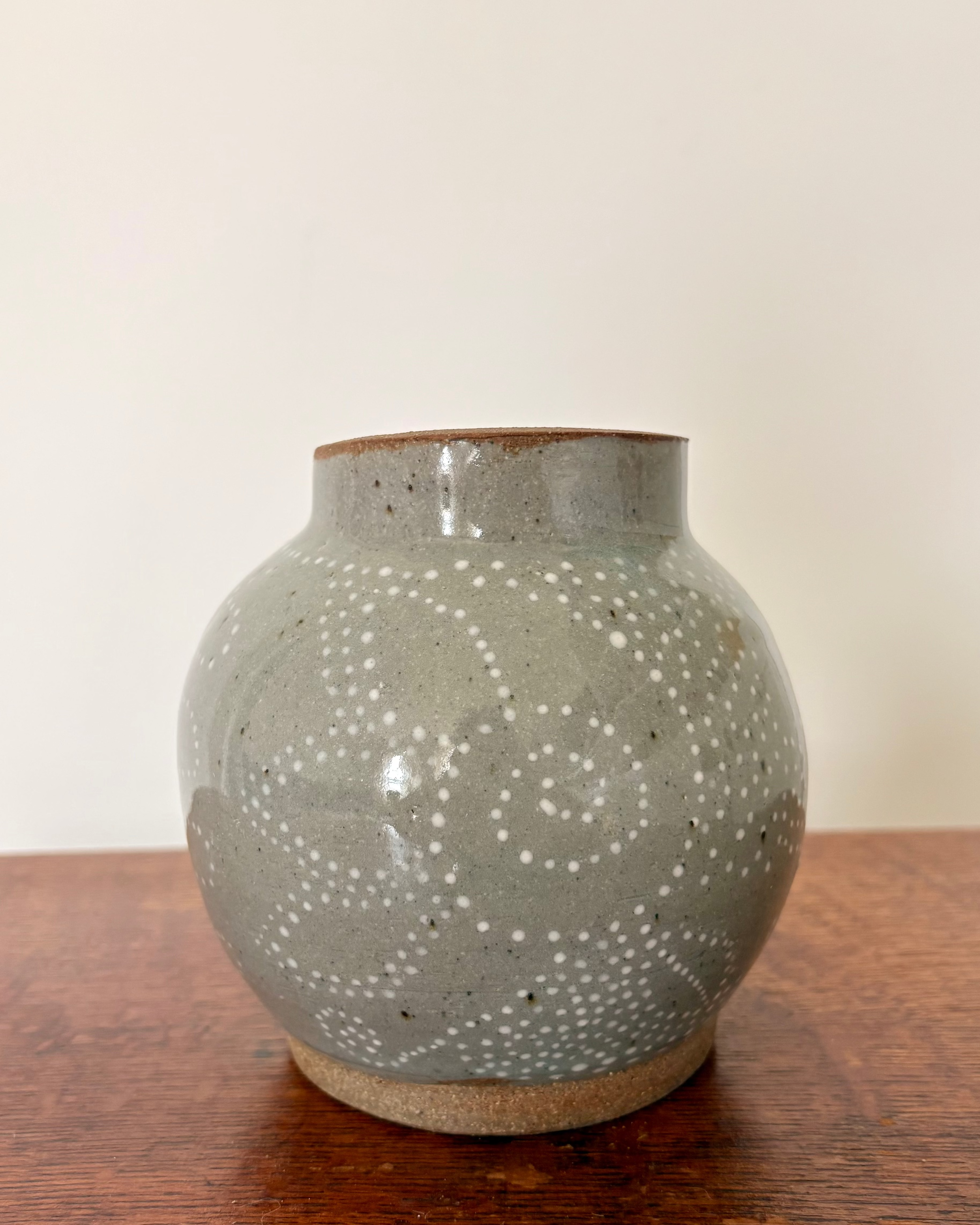 Pointillism Whimsy Vase